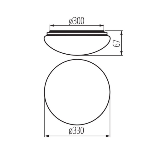 LED svítidlo Kanlux Miledo CORSO LED V2 18-NW IP44 neutrální bílá 330mm 31221 (obrázek 6)