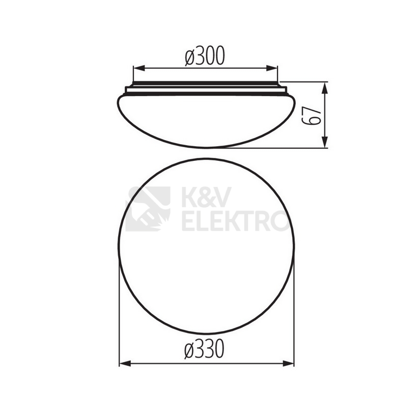 Obrázek produktu LED svítidlo s čidlem Kanlux Miledo CORSO LED V2 18-NW-SE IP44 neutrální bílá 330mm 31224 5