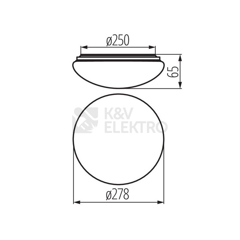 Obrázek produktu LED svítidlo Kanlux Miledo CORSO LED V2 12-NW IP44 neutrální bílá 278mm 31220 5