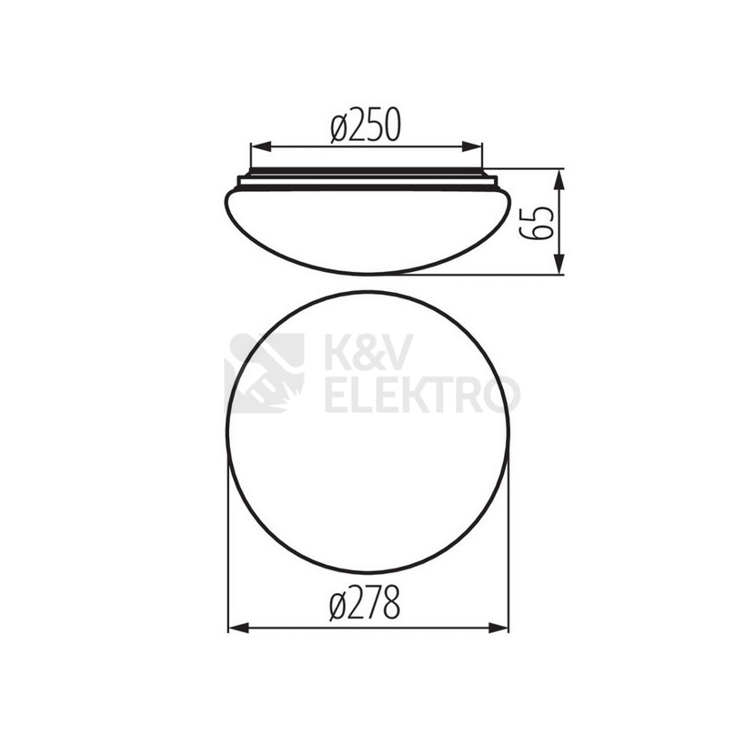 Obrázek produktu LED svítidlo s čidlem Kanlux Miledo CORSO LED V2 12-NW-SE IP44 neutrální bílá 278mm 31223 5
