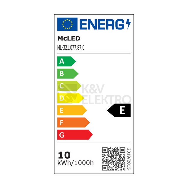 Obrázek produktu LED žárovka E27 McLED 9,5W (75W) teplá bílá (2700K) ML-321.077.87.0 5
