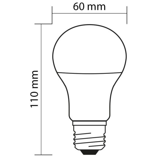 LED žárovka E27 McLED 8W (60W) neutrální bílá (4000K) ML-321.095.87.0