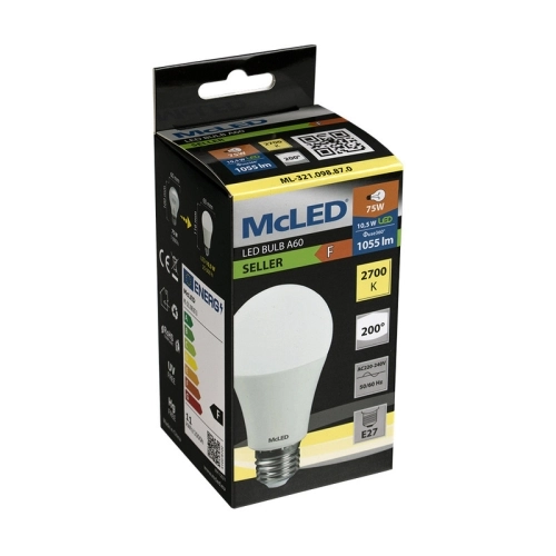 LED žárovka E27 McLED 10,5W (75W) teplá bílá (2700K) ML-321.098.87.0 (obrázek 4)