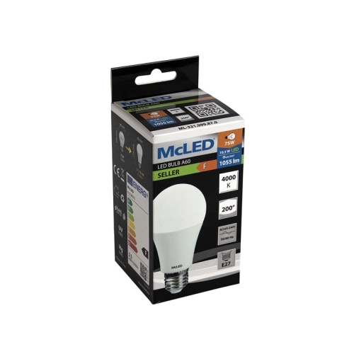 LED žárovka E27 McLED 10,5W (75W) neutrální bílá (4000K) ML-321.099.87.0 (obrázek 6)