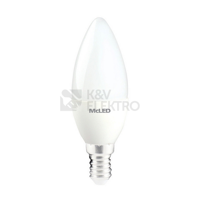 Obrázek produktu LED žárovka E14 McLED 4,8W (40W) teplá bílá (2700K) svíčka ML-323.027.87.0 1