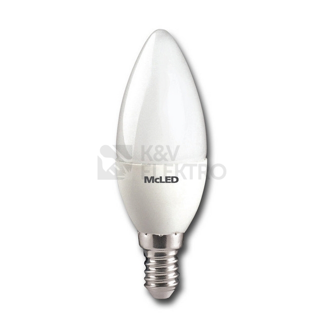 Obrázek produktu LED žárovka E14 McLED 4,8W (40W) teplá bílá (2700K) svíčka ML-323.027.87.0 5