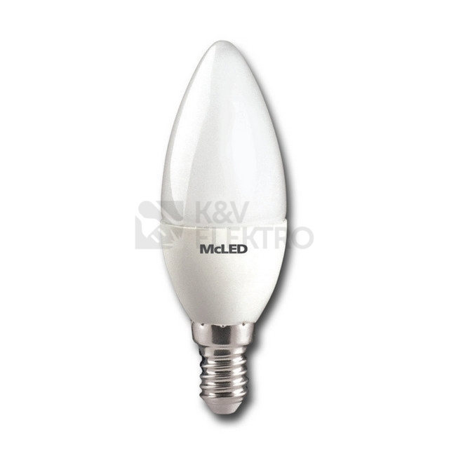 Obrázek produktu LED žárovka E14 McLED 4,8W (40W) teplá bílá (2700K) svíčka ML-323.027.87.0 7