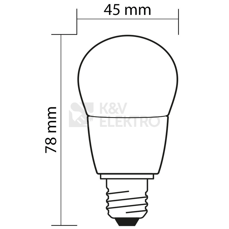 Obrázek produktu LED žárovka E27 McLED 4,8W (40W) teplá bílá (2700K) ML-324.033.87.0 7