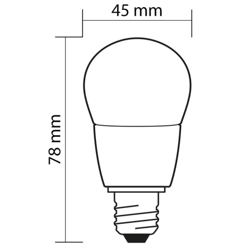 LED žárovka E27 McLED G45 4,8W (40W) neutrální bílá (4000K) ML-324.034.87.0 (obrázek 2)