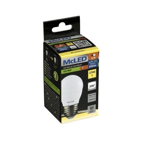LED žárovka E27 McLED G45 2,7W (25W) teplá bílá (2700K) ML-324.035.87.0 (obrázek 3)