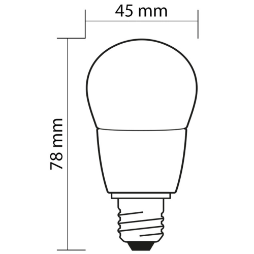 LED žárovka E27 McLED G45 2,7W (25W) neutrální bílá (4000K) ML-324.036.87.0 (obrázek 3)
