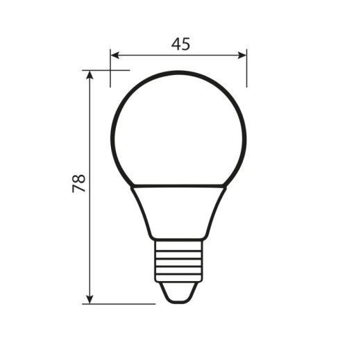 LED žárovka E14 McLED 4,8W (40W) neutrální bílá (4000K) ML-324.038.87.0 (obrázek 6)