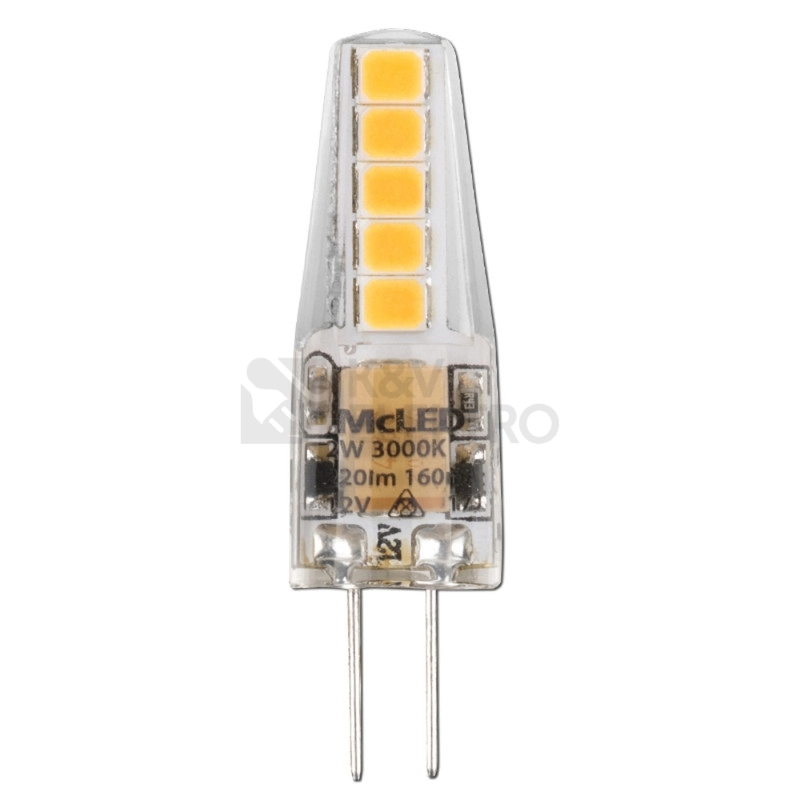 Obrázek produktu LED žárovka G4 McLED 2W (20W) teplá bílá (3000K) 12V ML-325.004.92.0 1