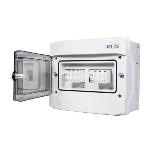Kompletní DC nástěnná rozvodnice pro FVE ETI RFVE1100/12-DC2/2-16-EMT12 2 stringy IP65 001105402 (obrázek 4)