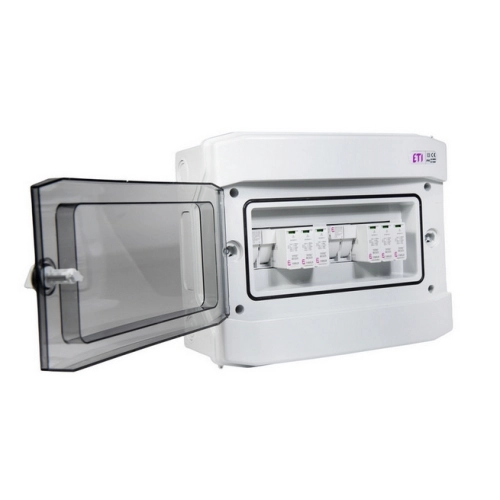 Kompletní DC nástěnná rozvodnice pro FVE ETI RFVE1100/12-DC2/2-16-EMT12 2 stringy IP65 001105402 (obrázek 6)
