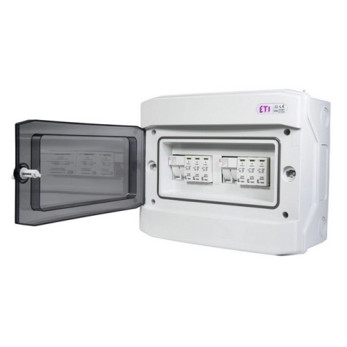Kompletní DC nástěnná rozvodnice pro FVE ETI RFVE1100/12-DC2/2-16-EMT2 2 stringy IP65 001105403 (obrázek 7)