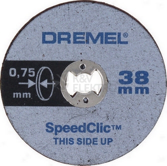 Obrázek produktu SpeedClic řezný kotouček extra tenký DREMEL 2.615.S40.9JB 0