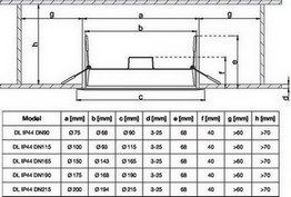 LED podhledové svítidlo LEDVANCE Downlight 165mm 13W 4000K neutrální bílá IP44