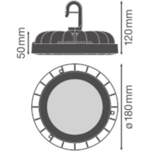 LED svítidlo LEDVANCE High Bay Value 83W 10000lm 4000K IP65 (obrázek 9)
