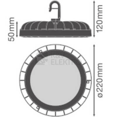 Obrázek produktu LED svítidlo LEDVANCE High Bay Value 133W 16000lm 4000K IP65 7