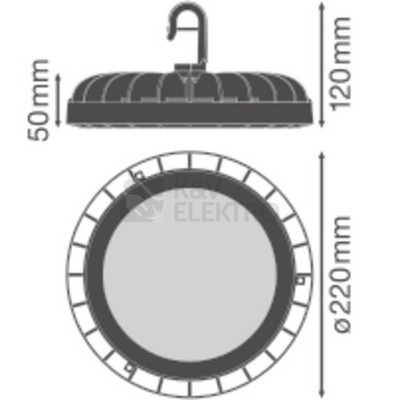 Obrázek produktu LED svítidlo LEDVANCE High Bay Value 133W 16000lm 4000K IP65 7