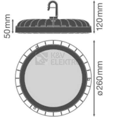 Obrázek produktu  LED svítidlo LEDVANCE High Bay Value 166W 20000lm 4000K IP65 4