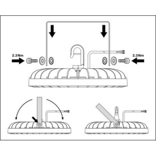 LED svítidlo LEDVANCE High Bay Value 225W 27000lm 4000K IP65 (obrázek 9)