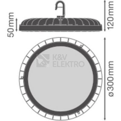 Obrázek produktu LED svítidlo LEDVANCE High Bay Value 225W 27000lm 4000K IP65 6