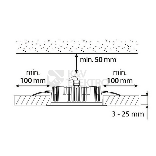 Obrázek produktu  LED podhledové svítidlo McLED Cora 10 10W 3000K IP65 ML-412.143.79.0 7