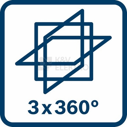 Obrázek produktu Křížový laser Bosch GLL 3-80 0.601.063.S00 17