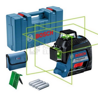 Obrázek produktu Křížový laser Bosch GLL 3-80 G 0.601.063.Y00 0