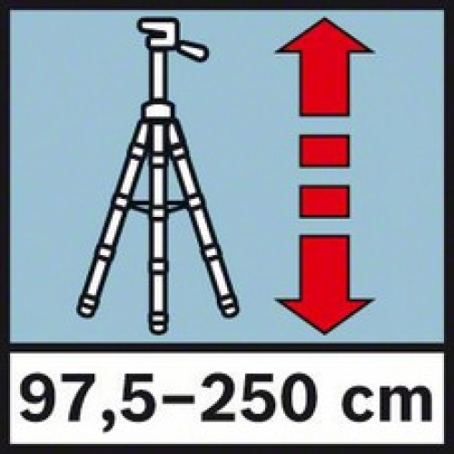 Hliníkový stavební stativ Bosch BT 250 0.601.096.A00 (obrázek 3)