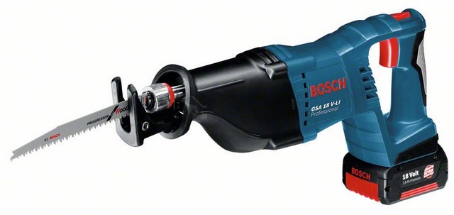 Obrázek produktu Aku mečová pila (ocaska) Bosch GSA 18 V-LI 0.601.64J.000 bez nabíječky a baterie 1