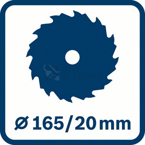 Obrázek produktu Kotoučová pila mafl Bosch GKS 55+ GCE 0.601.682.100 165/20mm 1350W 8