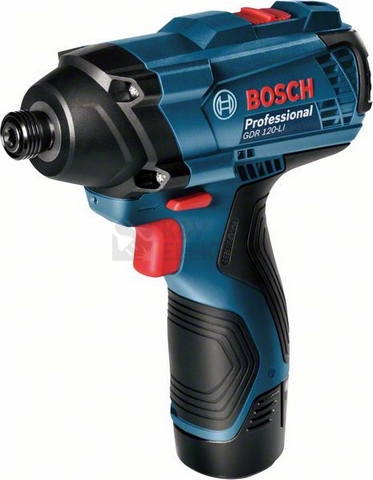 Obrázek produktu Aku rázový utahovák 1/4" Bosch GDR 120-LI 0.601.9F0.001 2x aku 2Ah 4