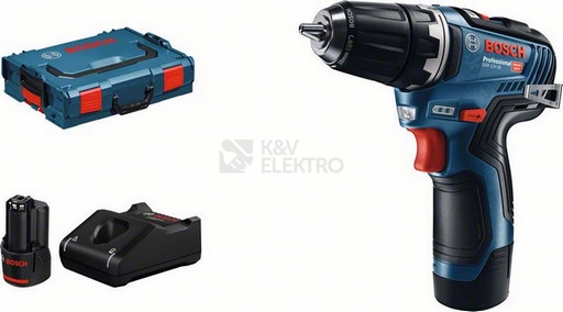 Obrázek produktu Aku vrtačka Bosch GSR 12V-35 0.601.9H8.002 2x aku 3Ah 0