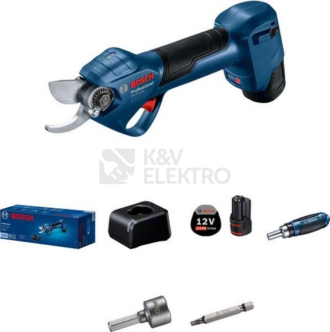 Obrázek produktu Aku zahradní nůžky Bosch Pro Pruner 0.601.9K1.021 2x aku 3Ah 0