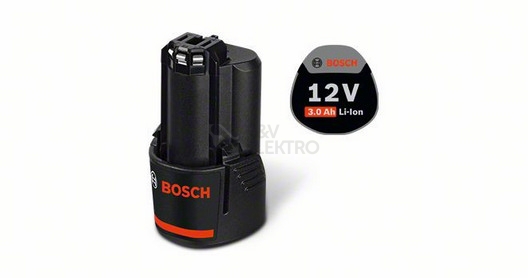Obrázek produktu Akumulátor 12V 3Ah Bosch GBA 12V 3.0Ah 1.600.A00.X79 1