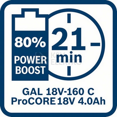 Obrázek produktu Akumulátor 18V 4Ah Bosch ProCORE18V 4.0Ah 1.600.A01.6GB 10