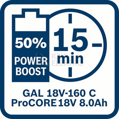 Obrázek produktu Nabíječka + 2x akumulátor 18V 8Ah Bosch 1.600.A01.6GP 7