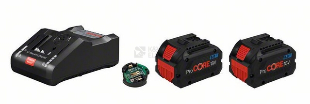 Obrázek produktu Nabíječka + 2x akumulátor 18V 8Ah Bosch 1.600.A01.6GP 12