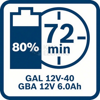 Obrázek produktu Nabíječka Li-Ion 10,8V / 12V 4A Bosch GAL 12V-40 1.600.A01.9R3 4