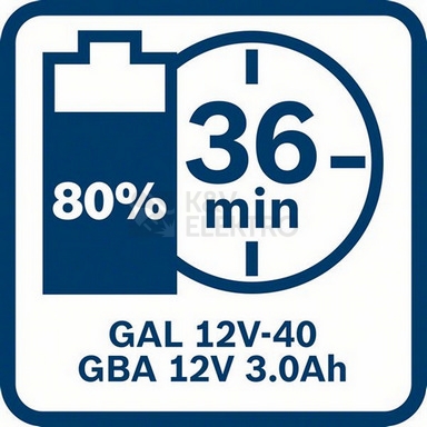 Obrázek produktu Nabíječka Li-Ion 10,8V / 12V 4A Bosch GAL 12V-40 1.600.A01.9R3 6