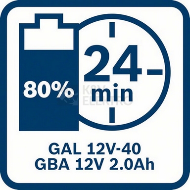 Obrázek produktu Nabíječka + 2x akumulátor 12V 2Ah Bosch 1.600.A01.9R8 4