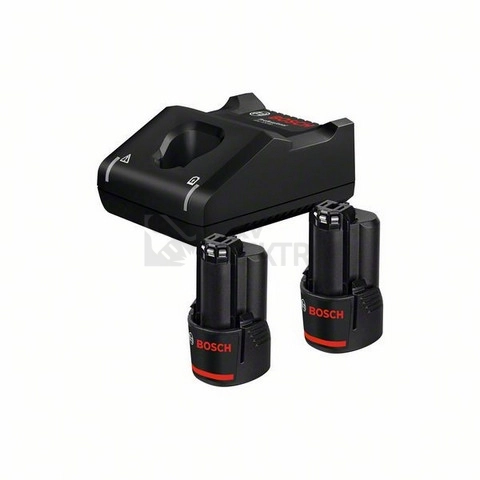 Obrázek produktu Nabíječka + 2x akumulátor 12V 3Ah Bosch 1.600.A01.9RD 0