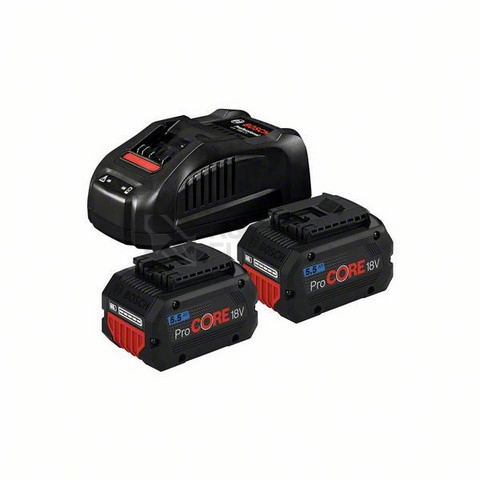 Obrázek produktu Nabíječka + 2x akumulátor 18V 5,5Ah Bosch 1.600.A02.14C 0