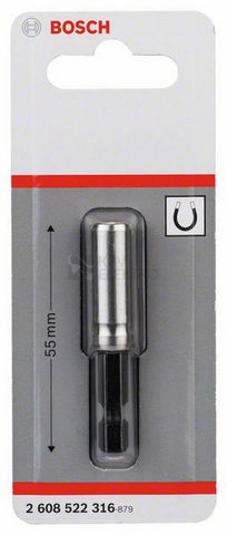 Obrázek produktu Držák bitů 1/4" magnetický 55mm Bosch 2.608.522.316 1