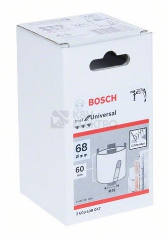 Obrázek produktu Diamantový vykružovák Bosch 68mm M16 2.608.599.047 1