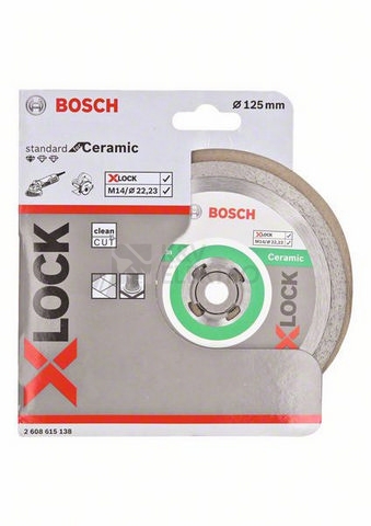 Obrázek produktu Diamantový řezný kotouč 125mm Bosch X-LOCK Standard for Ceramic 2.608.615.138 4