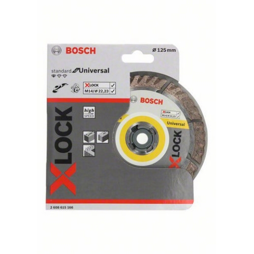 Diamantový řezný kotouč 125mm Bosch X-LOCK Standard for Universal 2.608.615.166